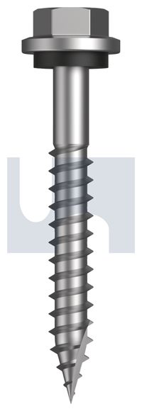 SCREW T17 HEX SEAL SS 316 14-10 X 50